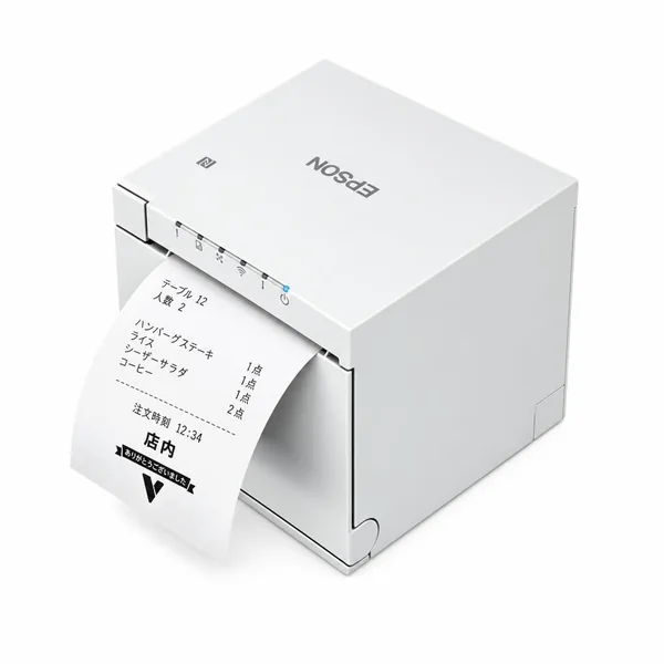 カウンターのレシートプリンター(実機)